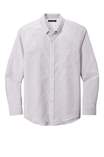 W657 Port Authority® SuperPro™ Oxford Stripe Shirt