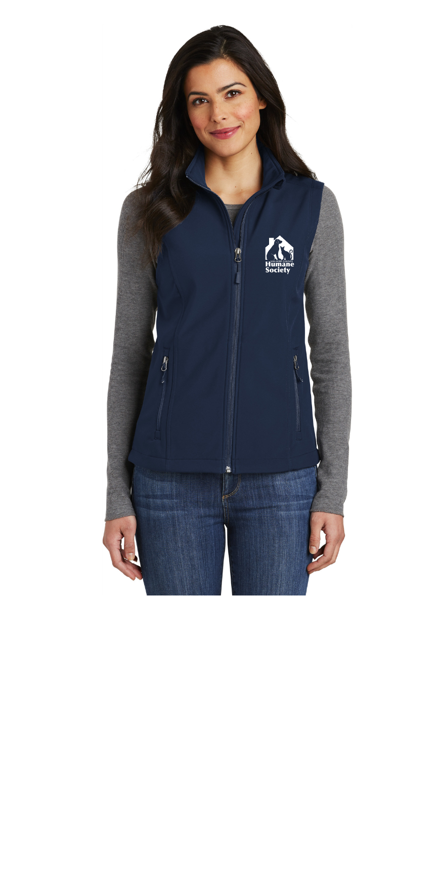 Port Authority embroidered Ladies Core Soft Shell Vest-L325