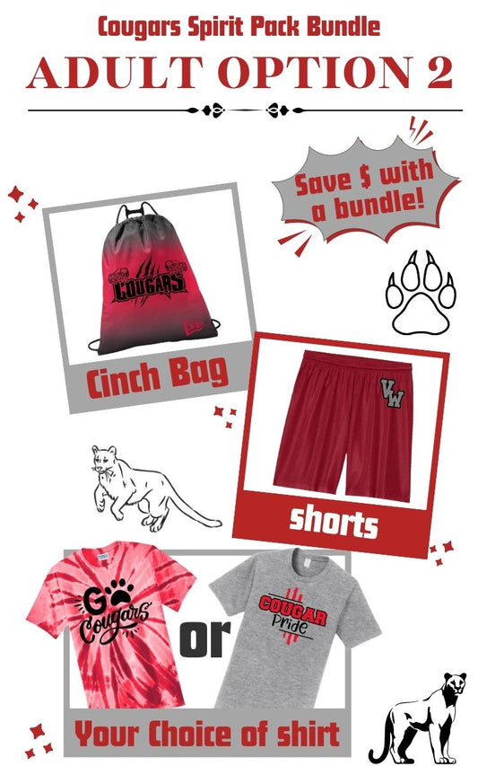Cougars Adult spirit bundle 2