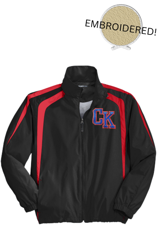 Knights Embroidered Youth Colorblock Raglan Jacket