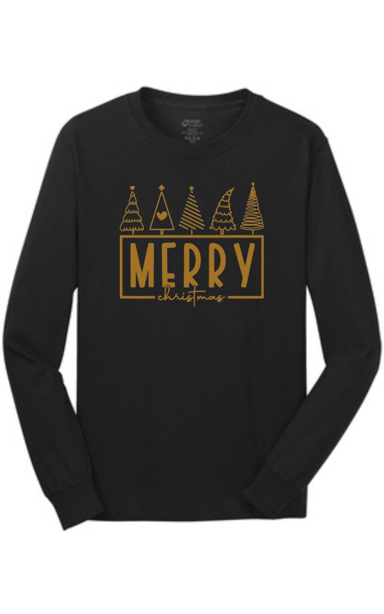 Merry Christmas Trees Adult