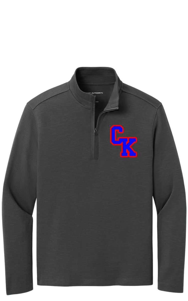 Embroidered Adult 1/4-Zip Pullover