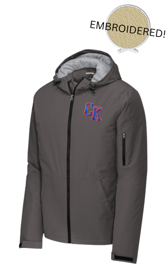 Knights Embroidered Youth Waterproof Insulated Jacket