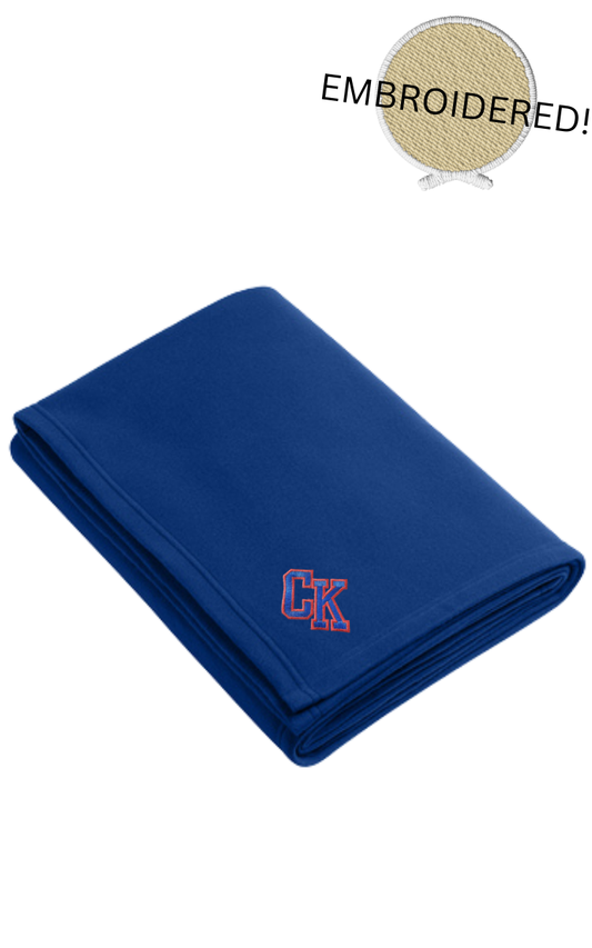 Knights Embroidered Fleece Blanket