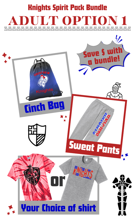 knights Adult Spirit pack bundle 1