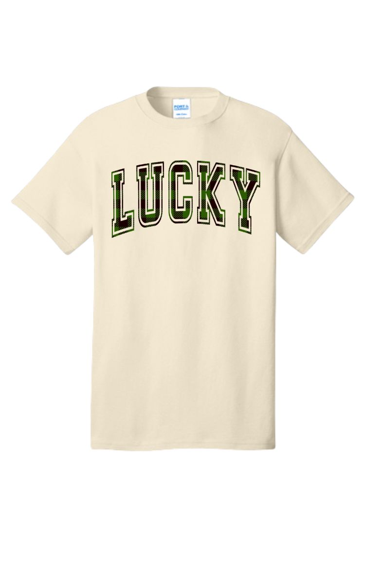 Lucky Plaid Cream shirt