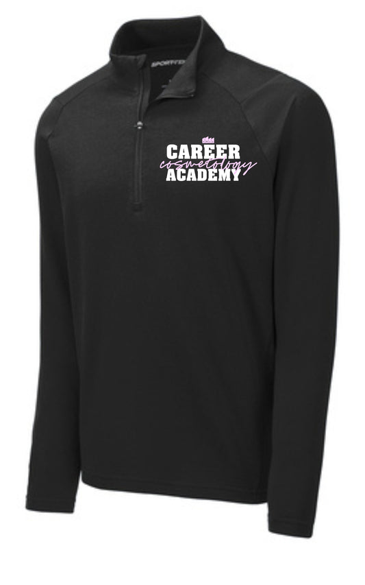 Cosmetology Quarter Zip Embroidered