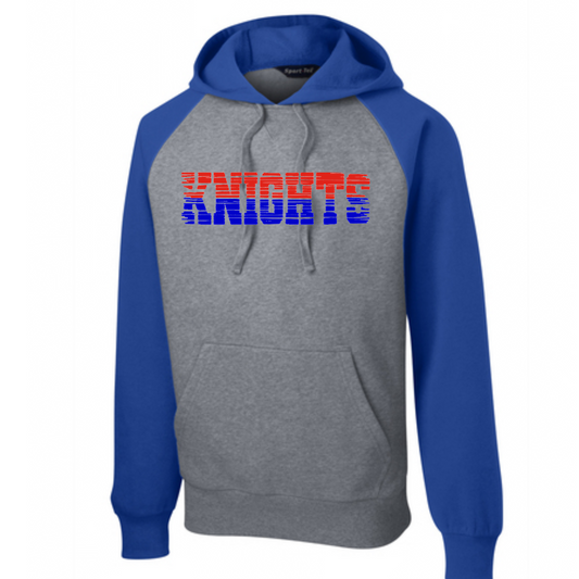 Sport-Tek Raglan Colorblock Pullover Hooded Sweatshirt