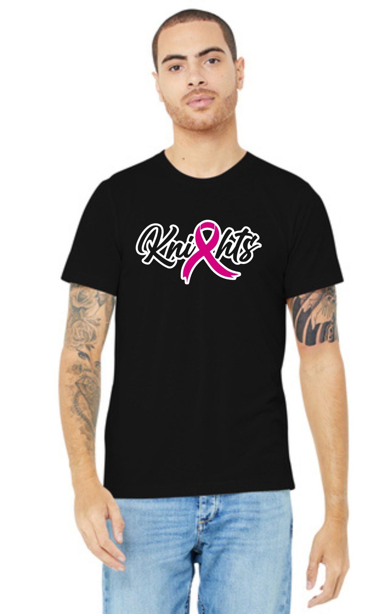 Fundraiser Shirt - Knights cancer ribbon