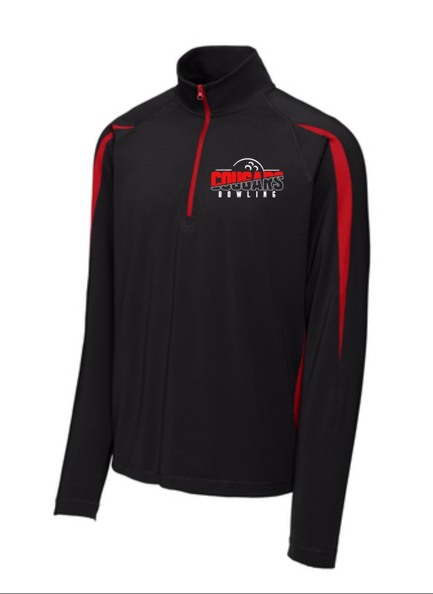 Sport-Tek® Sport-Wick Stretch 1/2-Zip Colorblock Pullover