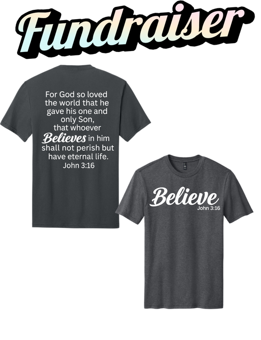 Design 2 Believe Front and John 3:16 back
