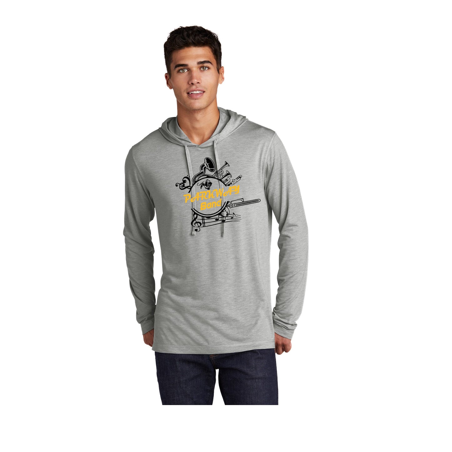 Sport-Tek PosiCharge Tri-Blend Wicking Long Sleeve Hoodi-ST406