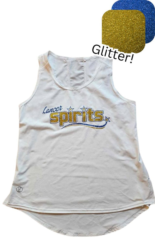 Lancers Spirits Glitter Tank Top