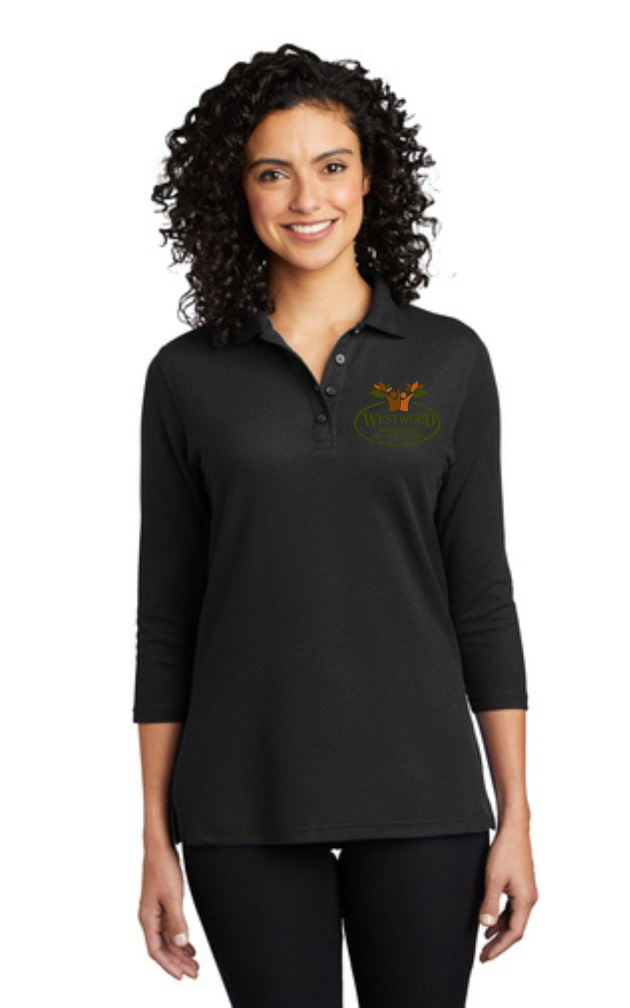 Westwood Behavioral 3/4 Sleeve Polo