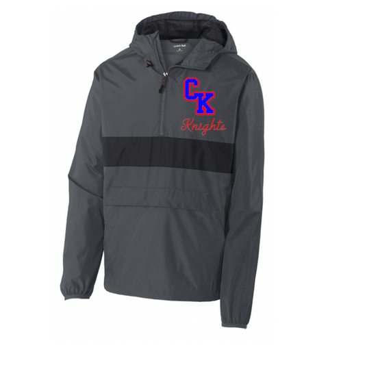 Embroidered CK Knights-Sport-Tek Zipped Pocket Anorak