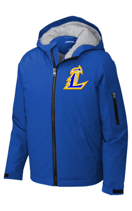 Lancers Embroidered Youth Waterproof Insulated Jacket-Spirit