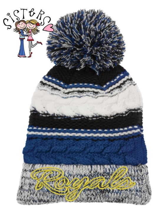 Royals Pom Pom Hat