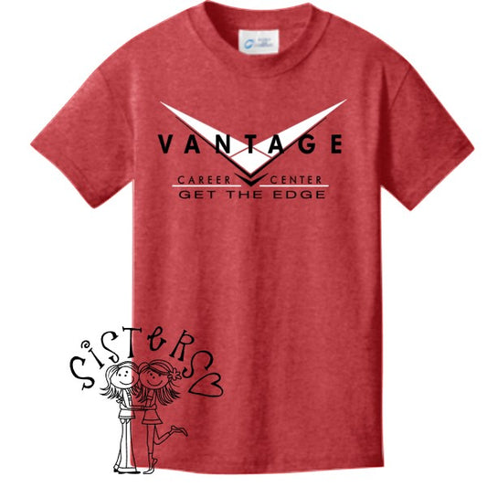Vantage Heather Red Tee