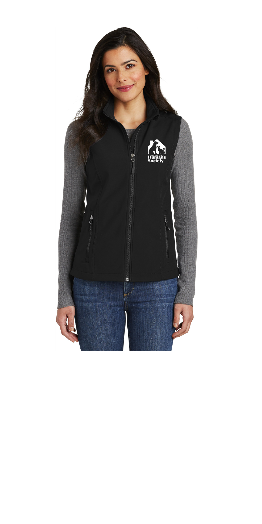 Port Authority embroidered Ladies Core Soft Shell Vest-L325