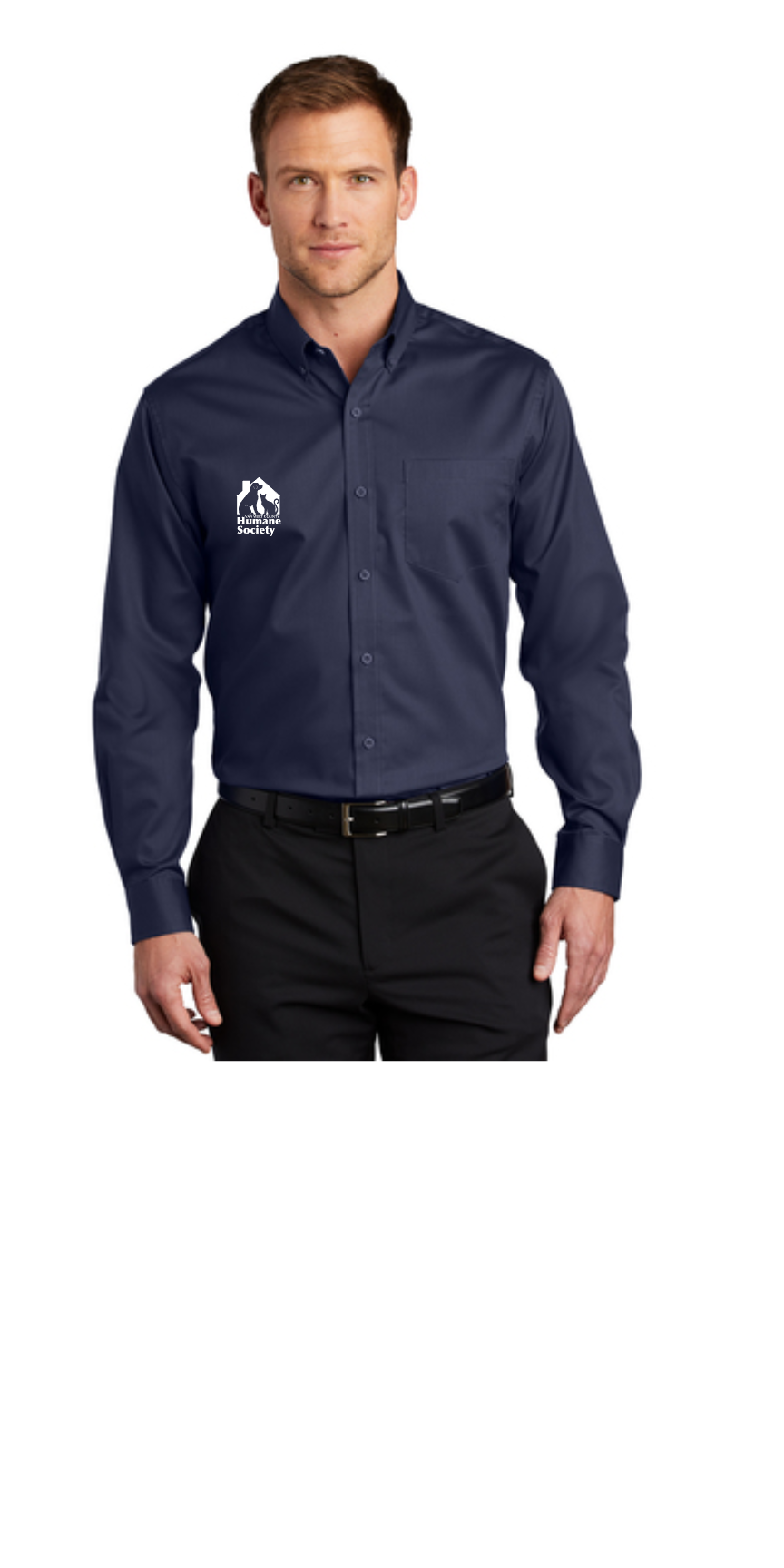 Port Authority Mens Embroidered SuperPro™ Twill Shirt-S663