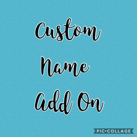 Name on the back