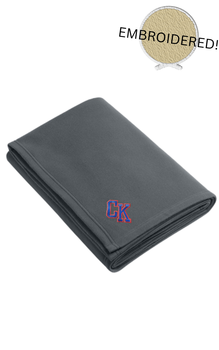 Knights Embroidered Fleece Blanket