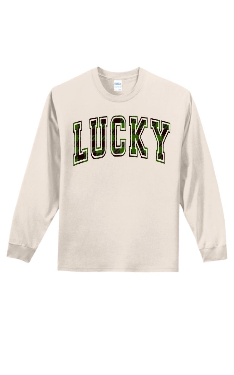 Lucky Plaid Cream shirt