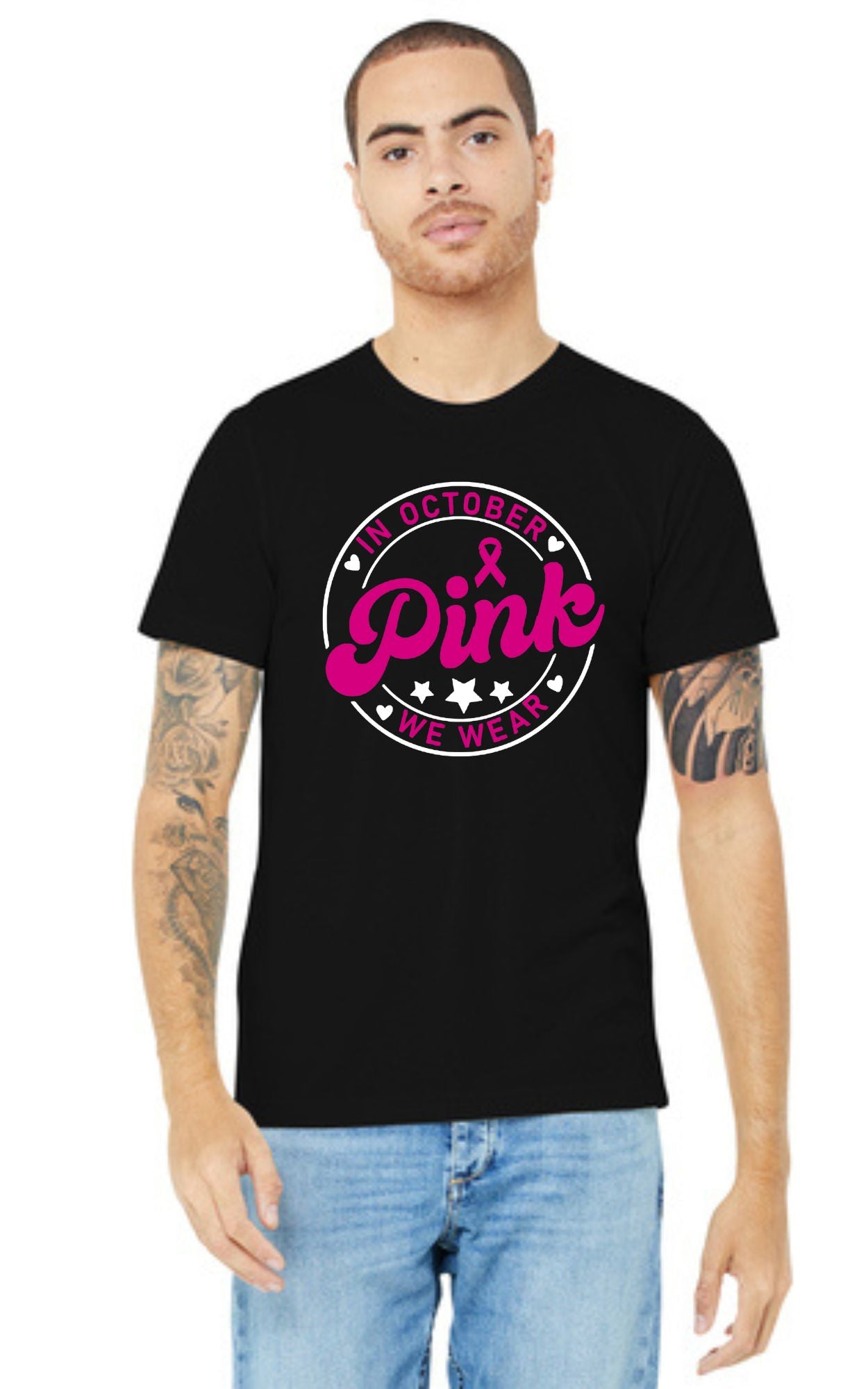Fundraiser Shirt - We wear pink in October