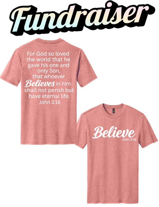 Design 2 Believe Front and John 3:16 back