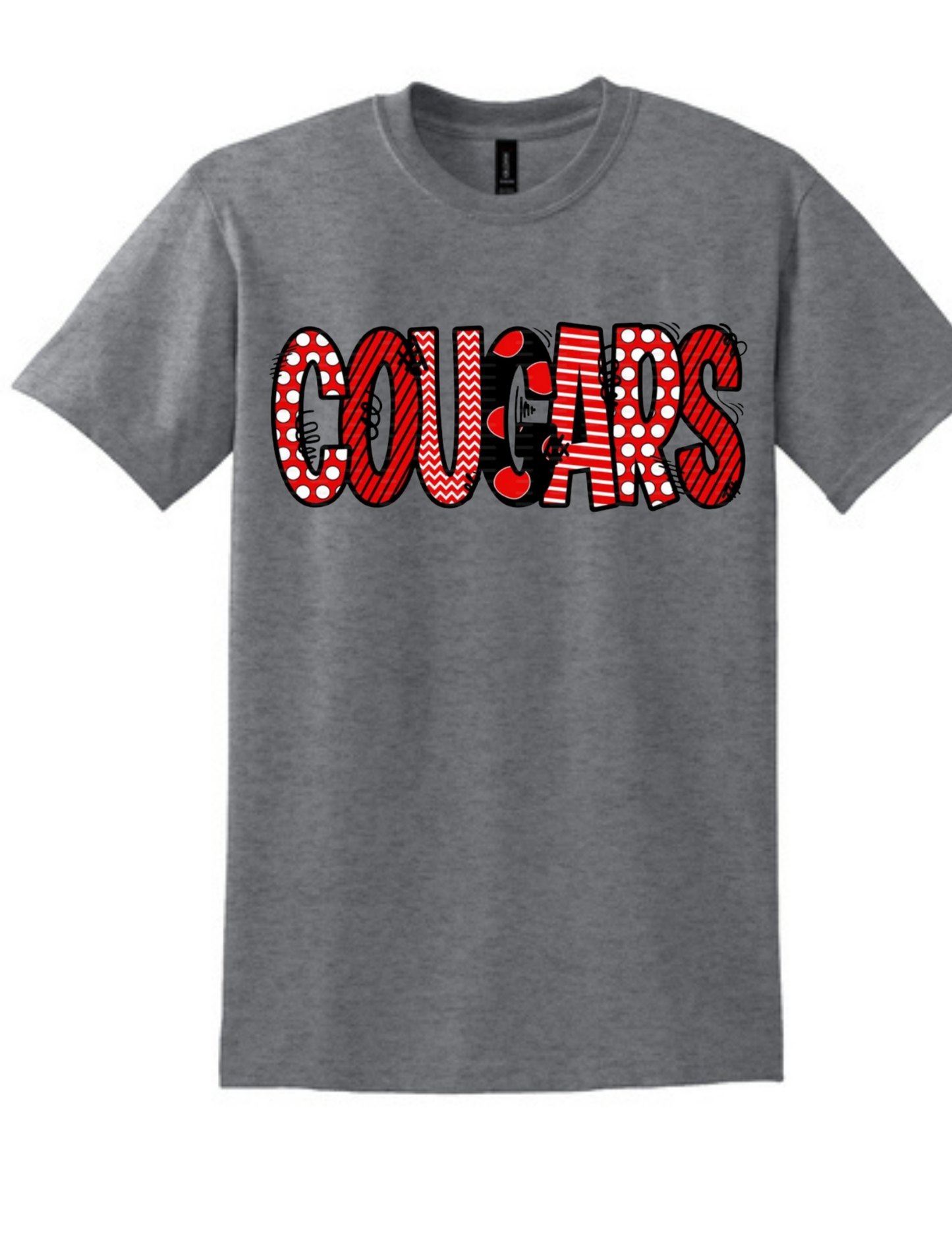 Cougar Funky Letters