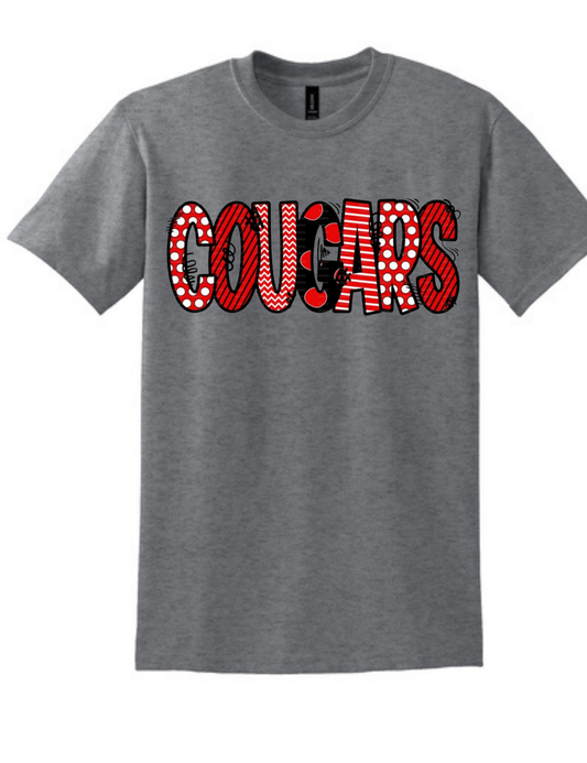 Cougar Funky Letters