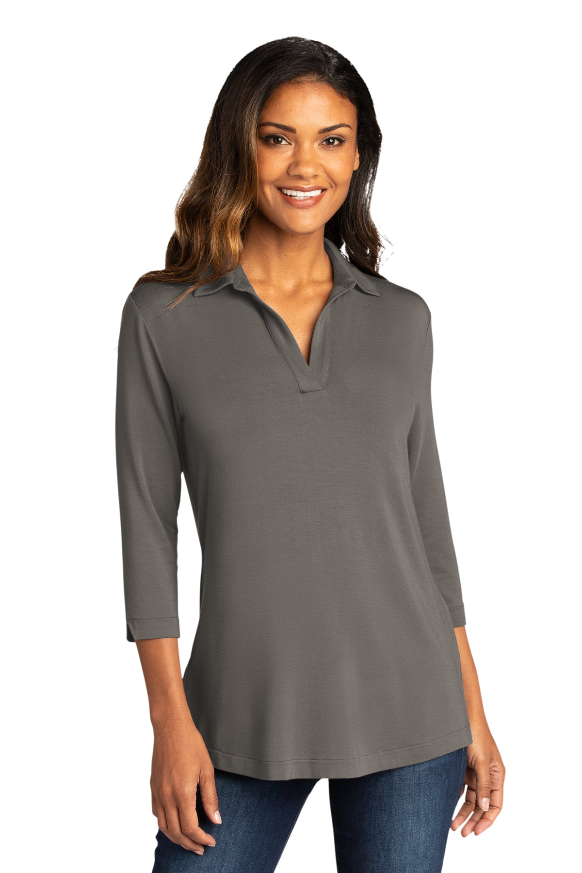 LK5601  Port Authority ® Ladies Luxe Knit Tunic